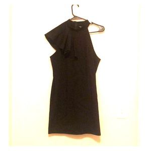 Cut-out Ruffle Dress